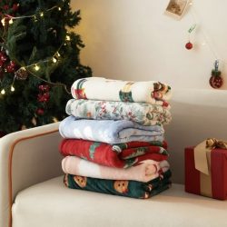 Holiday Time Cozy Plush Evergreen Throw
